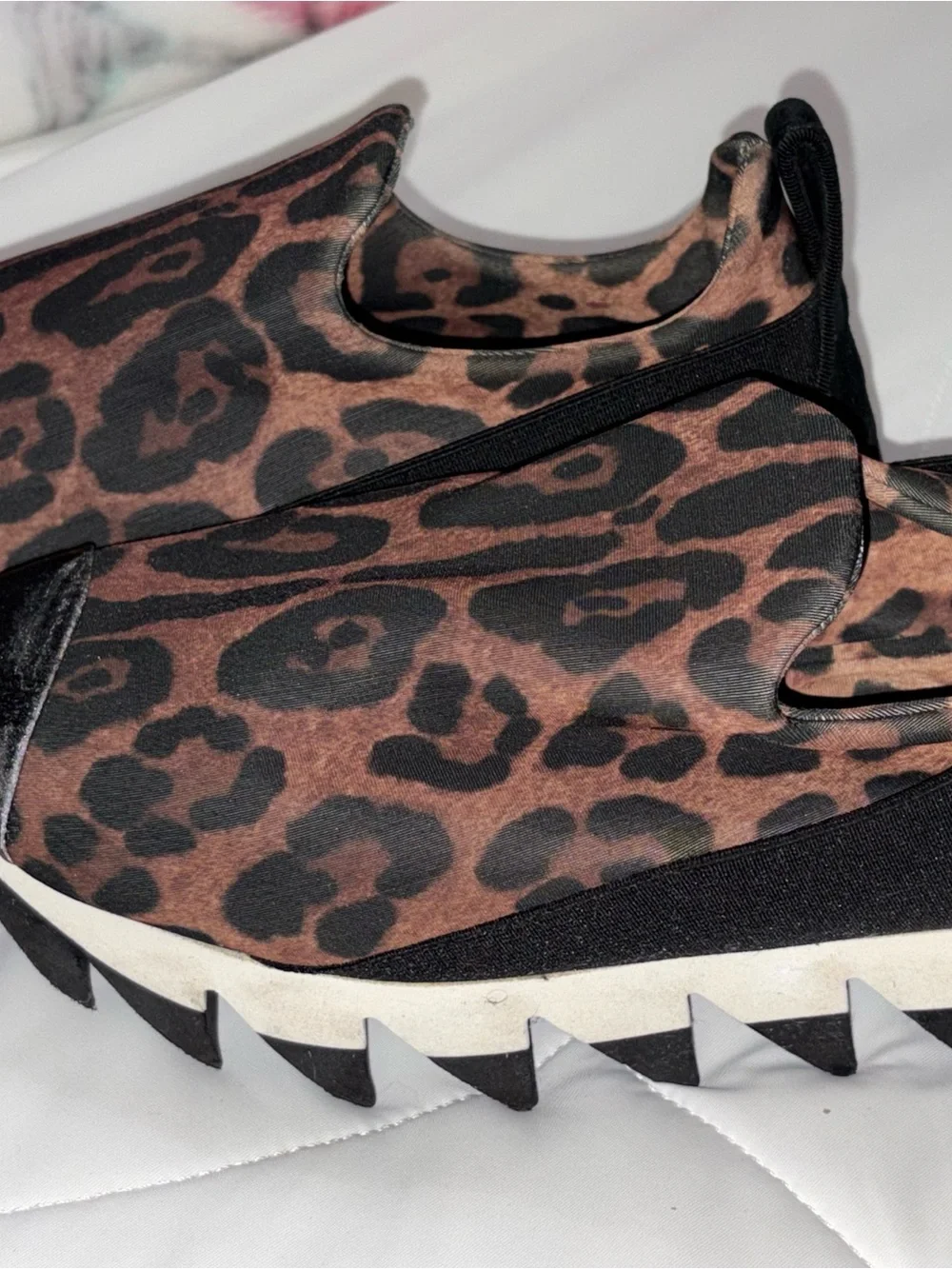 Dolce and Gabbana Leopard Print Platform